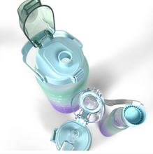 Load image into Gallery viewer, Motivational Water Bottles - Set of 3 -Blue/Purple (2Ltr/700Ml/300Ml_1
