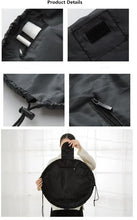 Load image into Gallery viewer, Drawstring Cosmetic Bag Travel Organizer - Black_3
